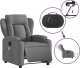 vidaXL Rozkładany fotel masujący, elektryczny, ciemnoszary, tkanina 5
