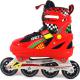 Rolki SMJ sport Rolki 2w1 i łyżwy regulowane roz 37-40 czerwone (ROL188 - 6650) 8
