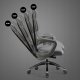 Krzesło biurowe Diablo Chairs V-Modular Szare 5