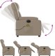 vidaXL vidaXL Rozkładany fotel masujący, elektryczny, cappuccino, ekoskóra 7