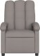 vidaXL vidaXL Rozkładany fotel masujący, elektryczny, kolor taupe, tkanina 9