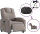vidaXL vidaXL Rozkładany fotel masujący, elektryczny, kolor taupe, tkanina 6