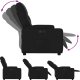 vidaXL Elektryczny fotel rozkładany, czarny, obity sztuczną skórą 7