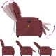 vidaXL vidaXL Rozkładany fotel masujący, elektryczny, bordowy, sztuczna skóra 7