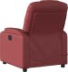 vidaXL Rozkładany fotel masujący, elektryczny, bordowy, sztuczna skóra 5
