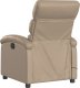 vidaXL Rozkładany fotel masujący, elektryczny, cappuccino 5