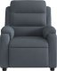 vidaXL Elektryczny fotel rozkładany, ciemnoszary, obity aksamitem 8
