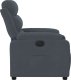 vidaXL Elektryczny fotel rozkładany, ciemnoszary, obity aksamitem 9