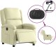 vidaXL Elektryczny fotel rozkładany, kremowy 5