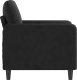 vidaXL Fotel, czarny, 60 cm, obity aksamitem 4