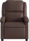 vidaXL Rozkładany fotel masujący, elektryczny, brązowy, sztuczna skóra 8