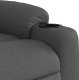 vidaXL Rozkładany fotel masujący, elektryczny, ciemnoszary, tkanina 10