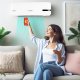 Maltec Kurtyna Powietrzna Grzejnik Energooszczędny Oscylacja Wifi Pilot 2000W 4