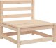 vidaXL Ogrodowa sofa 3-osobowa, lite drewno sosnowe 4