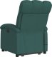 vidaXL Podnoszony fotel masujący, elektryczny, rozkładany, zielony 5