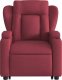 vidaXL Podnoszony fotel masujący, elektryczny, rozkładany, czerwony 9