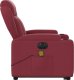 vidaXL Podnoszony fotel masujący, elektryczny, rozkładany, czerwony 10