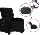 vidaXL Podnoszony fotel masujący, elektryczny, rozkładany, czarny 5