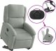 vidaXL Elektryczny, podnoszony fotel rozkładany, jasnoszary, aksamit 11