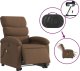 vidaXL Podnoszony fotel masujący, elektryczny, rozkładany, brązowy 5