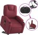 vidaXL Podnoszony fotel masujący, elektryczny, rozkładany, czerwony 11