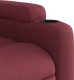 vidaXL Podnoszony fotel masujący, elektryczny, rozkładany, czerwony 12