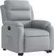 vidaXL Podnoszony fotel masujący, elektryczny, rozkładany, jasnoszary 3