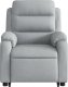 vidaXL Podnoszony fotel masujący, elektryczny, rozkładany, jasnoszary 8