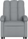 vidaXL Podnoszony fotel masujący, elektryczny, rozkładany, jasnoszary 9