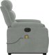 vidaXL Podnoszony fotel masujący, elektryczny, rozkładany, jasnoszary 10