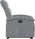 vidaXL Podnoszony fotel masujący, elektryczny, rozkładany, jasnoszary 9