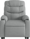 vidaXL Podnoszony fotel masujący, elektryczny, rozkładany, jasnoszary 9