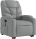 vidaXL Podnoszony fotel masujący, elektryczny, rozkładany, jasnoszary 4
