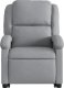vidaXL Podnoszony fotel masujący, elektryczny, rozkładany, jasnoszary 9