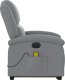 vidaXL Podnoszony fotel masujący, elektryczny, rozkładany, jasnoszary 10