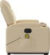 vidaXL Podnoszony fotel masujący, elektryczny, rozkładany, kremowy 10