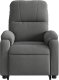 vidaXL Podnoszony fotel masujący, rozkładany, ciemnoszary, mikrofibra 8