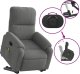 vidaXL Podnoszony fotel masujący, rozkładany, ciemnoszary, mikrofibra 10