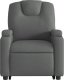 vidaXL Podnoszony fotel masujący, rozkładany, ciemnoszary, tkanina 8