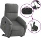 vidaXL Podnoszony fotel masujący, rozkładany, ciemnoszary, mikrofibra 5