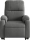 vidaXL Podnoszony fotel masujący, rozkładany, ciemnoszary, mikrofibra 8
