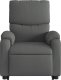 vidaXL Podnoszony fotel masujący, rozkładany, ciemnoszary, tkanina 8