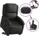 vidaXL Podnoszony fotel masujący, rozkładany, czarny 5
