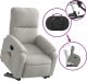 vidaXL Podnoszony fotel masujący, rozkładany, jasnoszary, mikrofibra 10