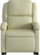 vidaXL Podnoszony fotel masujący, rozkładany, kremowy 8