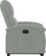 vidaXL Podnoszony fotel rozkładany, jasnoszary, aksamitny 10