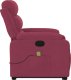 vidaXL Rozkładany fotel masujący, podnoszony, winna czerwień, aksamit 9