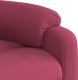 vidaXL Rozkładany fotel masujący, podnoszony, winna czerwień, aksamit 10