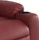 vidaXL Rozkładany fotel pionizujący, elektryczny, bordowy, ekoskóra 11