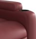 vidaXL Rozkładany fotel pionizujący, elektryczny, bordowy, ekoskóra 11